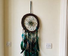Large Handmade Dreamcatcher Statement Wall Decor