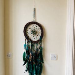 Large Handmade Dreamcatcher Statement Wall Decor