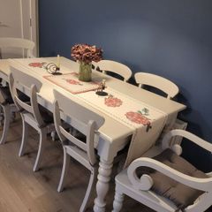 Large Dining Table with 8 chairs
