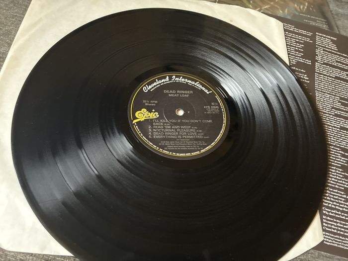 Meat Loaf- Dead Ringer vinyl LP