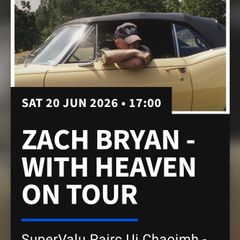 Zach Bryan concert Cork x2