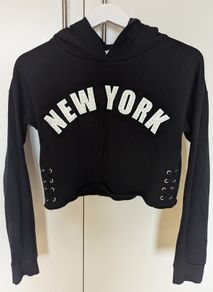 bluezoo cropped hoodie