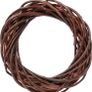 Natural Willow Twig Wreath with a Diameter of 25 cm, Braided Wreath Making Base for Door Wreath and Home Decoration Image 2