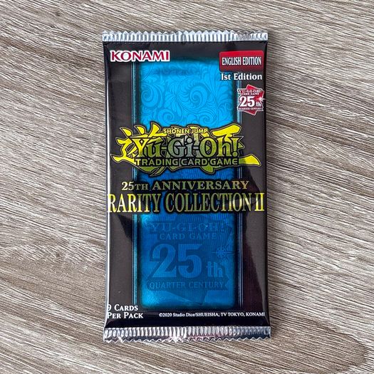 Yu-Gi-Oh! 25th Anniversary Rarity Collection II Unweighted 1st Edition English Booster Pack Card
