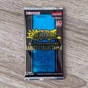 Yu-Gi-Oh! 25th Anniversary Rarity Collection II Unweighted 1st Edition English Booster Pack Card