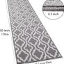 NEW SALE | Runner Rug for Hallway Grey 50x150cm, Hallway Runner, Hall Runners Non Slip Washable Hall Runner Absorbent Door Runner Mats Kitchen Carpet Runner Rugs for Entryway Hallway Laundry Image 2