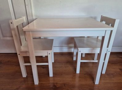 Ikea Kritter Children's Table and 2 Chairs