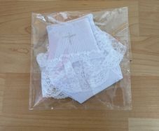 communion white socks