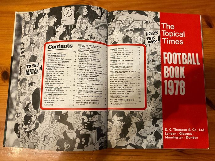 Comic: 'The Topical Times Football' annual 1978