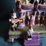 Staffordshire Flatback Group " WOMBWELLS MENAGERIE" - Vintage Reproduction - 1990's Image 5