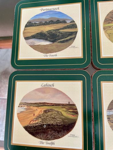 Six Irish Golfing Greats Pimpernel Irish Heritage Collection Coasters