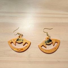 Handmade Halloween Pumpkin Earrings