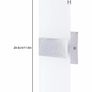 2 Pack Modern Wall Lights Indoor 12W Acrylic Perfect for Living Room, Bedroom, Corridor, Stairs (MULTIPLE COLOURS) Image 4