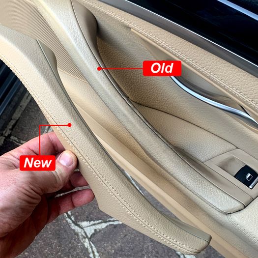 Interior Passenger Door Leather Handle Assembly For BMW 5 Series F10 F11 F18 520i 523i 525i 528i 535i