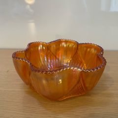 Vintage iridescent carnival glass c1940