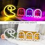 Neon Signs Specter LED Lights Sign Gamer Room Retro Arcade Decor 17x5.9 with USB/Switch Ghost Neon Kids Lights Hang up for Gaming Zone Man Cave Image 3