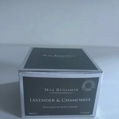 Max benjamin lavender and chamoile body cream