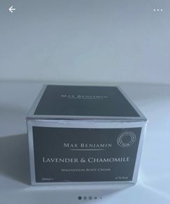 Max benjamin lavender and chamoile body cream
