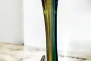 Handblown Murano fish vase