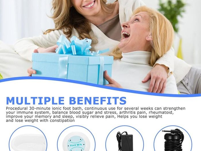 Negative Ion Detox Foot Massage Bath Machine