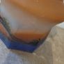 1930s handpainted opaline light shade Image 3
