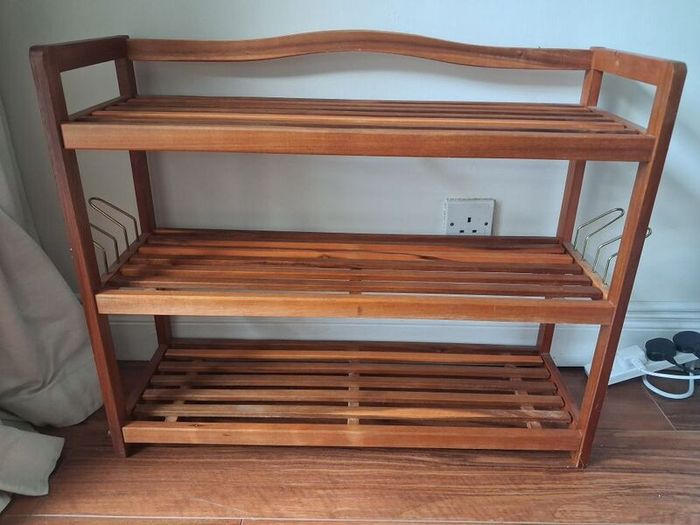 Wooden Shoe Rack
