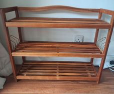 Wooden Shoe Rack