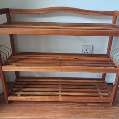 Wooden Shoe Rack