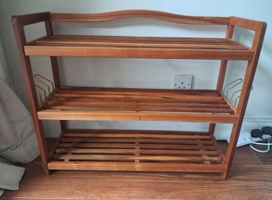 Wooden Shoe Rack