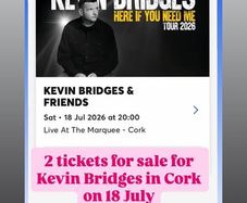 Kevin bridges 18 July, Cork