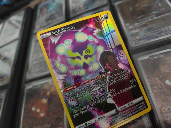 Spiritomb ! Illustration Rare ! from Lost Origin Set ! 2022 ! Pokemon Card !