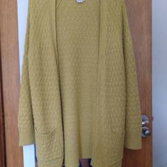 Fat face long yellow cardigan