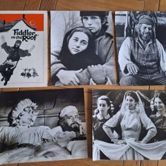 1971 Fiddler On The Roof Press Kit Photos & Pressbook