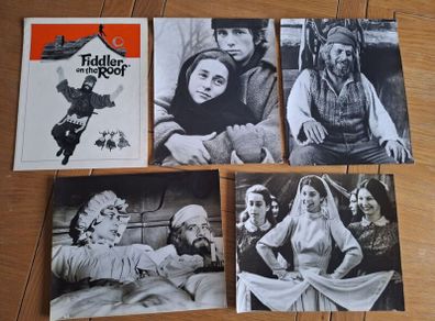 1971 Fiddler On The Roof Press Kit Photos & Pressbook