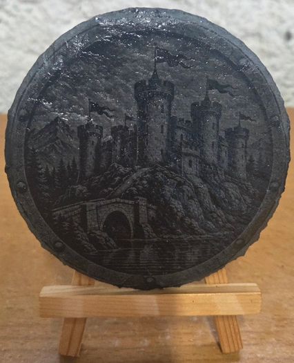 Celtic & Medieval Round Slate Coasters
