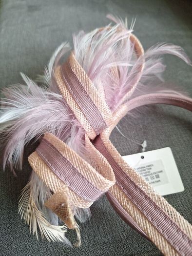 Fascinator/Two Tone Feathers .. Price Drop