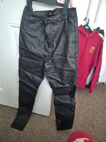 Quiz Leather Trousers