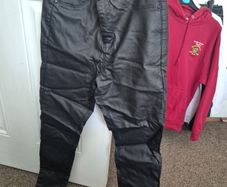 Quiz Leather Trousers