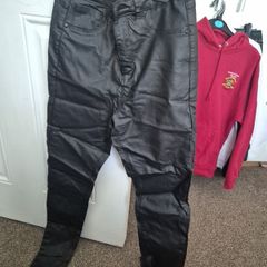 Quiz Leather Trousers
