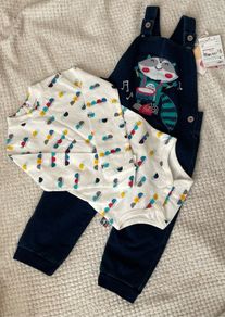 Boboli Dungaree Set - 2 yrs - new with tags
