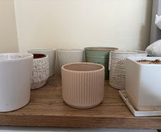 Collection of 8 Flower pots