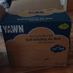 Yawn  turlam wall , the luxury motorised self inflating airbed with headboard