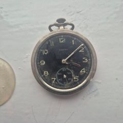 vintage Cintra military style pocket watch with sub seconds dial.