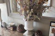 Vintage urn and arrangement