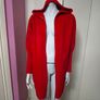 Alpaca Wool Ladies Red Coat Image 4