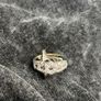Beautiful 5 stone diamond dress ring in 18ct white gold Image 5
