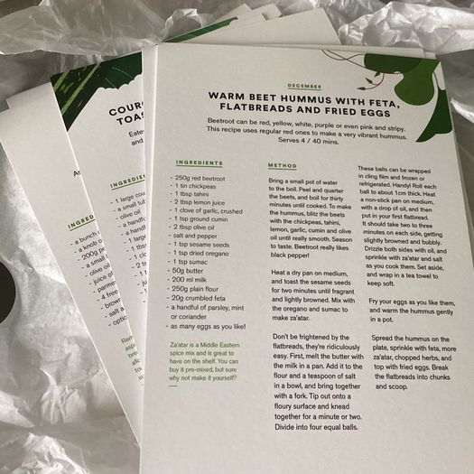 Seasoning recepie cards gift pack