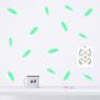 Feather Wall Sticker, Feather Wall Decal, 52 Feathers Sticker, Kids Wall Decoration, Nursery Decoration, Baby room feather decal Image 5