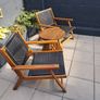 outdoor bistro table and 2 chairs Image 4