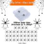 Halloween Spider Web Decoration, 100g Stretchable Cobwebs with 30 Realistic Fake Spiders - Perfect for Indoor/Outdoor, Garden, Garage & Haunted House Parties - Create a Chilling Atmosphere Image 5